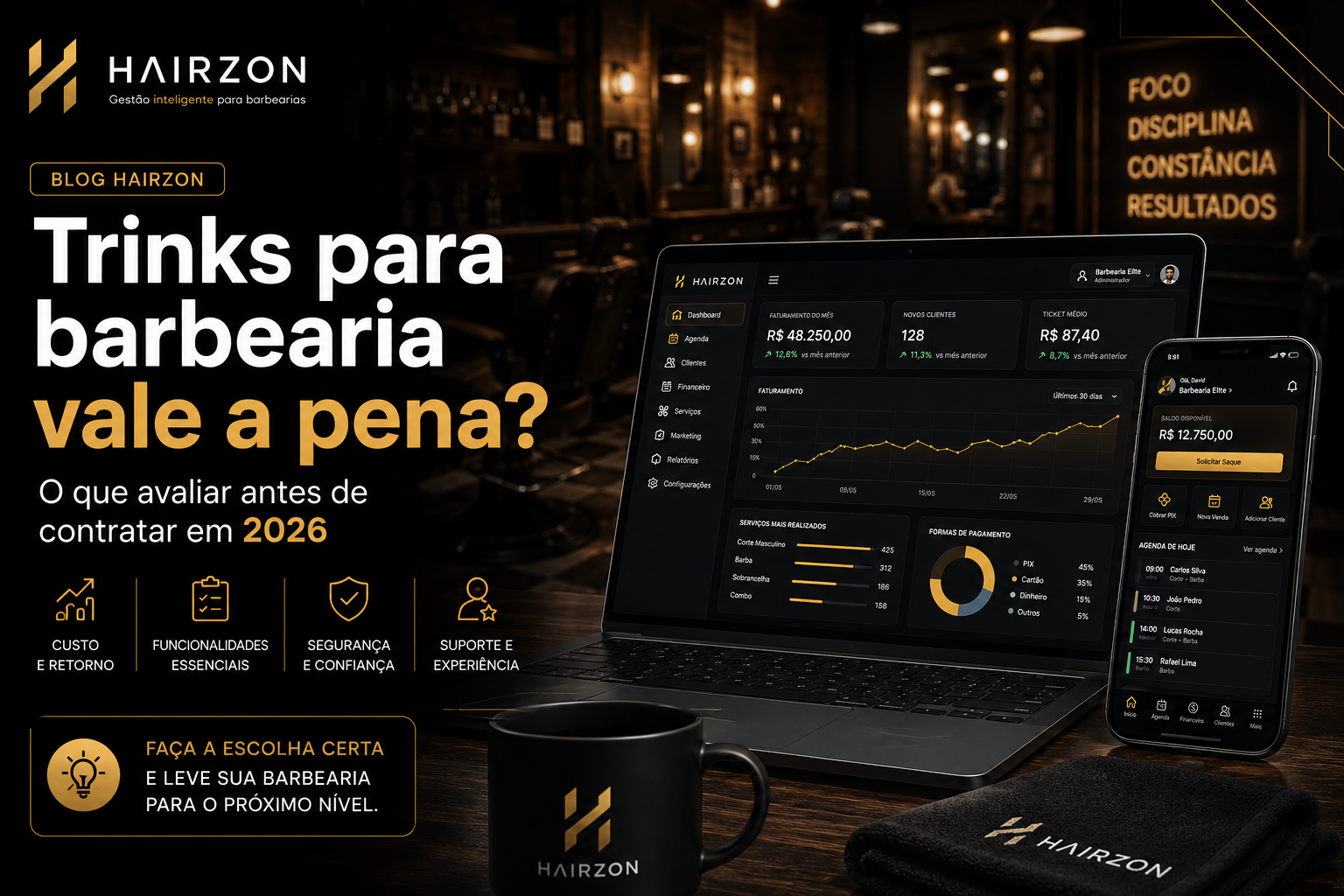 Trinks para barbearia vale a pena? O que avaliar antes de contratar em 2026